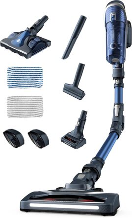 Акумуляторний пилосос з паличкою акумуляторний ручний пилосос функція протирання змінна батарея 22 В 35 хв. роботи дисплей управлі