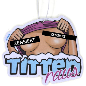 Веселий автомобіль TITTEN RAUS літній аромат дерева грудей автомобільний аромат нудистський освіжувач повітря порно ароматизатор д