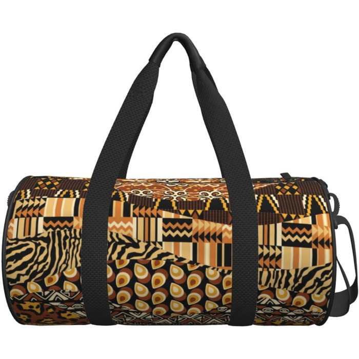 Стильна дорожня сумка в африканському стилі, спортивна сумка-мішок для чоловіків та жінок, сумка для подорожей, спортивна сумка з аплікаціями
