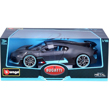 Модель автомобіля Bauer Spielwaren 18-11045BK Bugatti Divo в масштабі 118, сірий