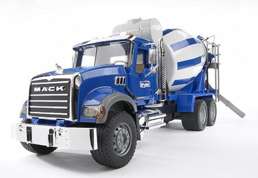 Автобетонозмішувач Mack Granite - 116 Бетономішалка, будівельна техніка, будівельний майданчик, вантажівка, автобетонозмішувач, вантажівка, транспортер, 02814 -
