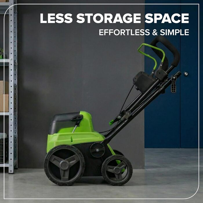 Акумуляторний вертикальний скарифікатор та аератор 2-в-1 безщітковий, ширина захвату 38 см, 5 рівнів регулювання висоти, 45л травозбірник, складна ручка, акумуляторний садовий інструмент (акумулятор не входить до комплекту), модель GD2X24SC38II, 48V (24V 