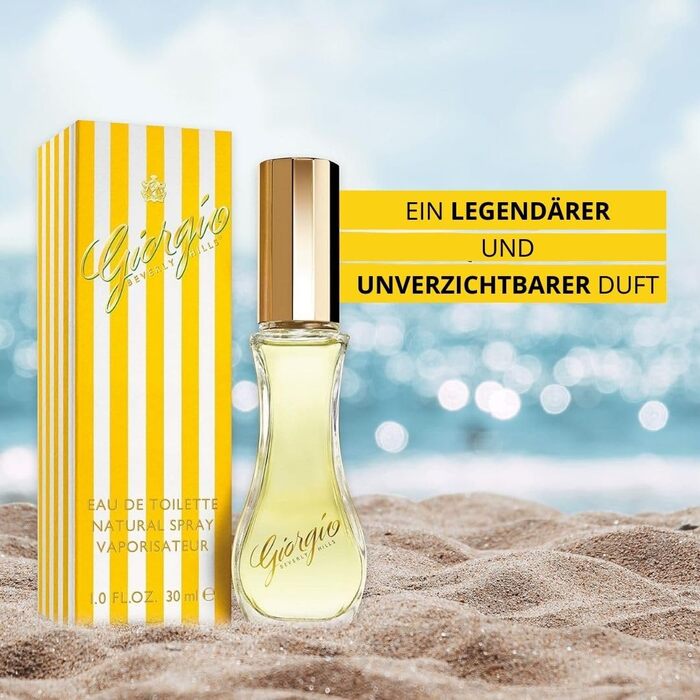 Туалетна вода Giorgio Beverly Hills - Giorgio Yellow, жіночний та елегантний парфум-спрей з квітковими, свіжими та злегка східними нотками та деревним ароматом. Парфуми для жінок, 90 мл (1 упаковка)