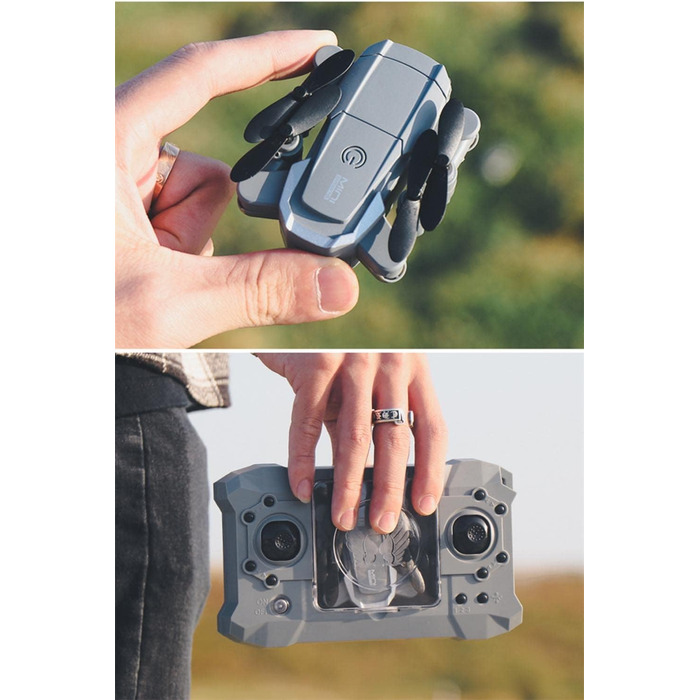 Аерофотозйомка Пульт дистанційного керування Літак Квадрокоптер 4K Pixel Fold and Carry Camera for Kids