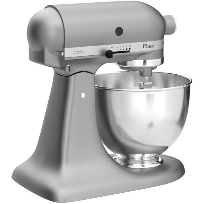 Кухонний комбайн KitchenAid 5K45SSL, срібло