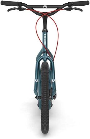 Самокат Yedoo Mezeq - до 150 кг, з пневматичними шинами 20/16 - самокат для дорослих, позашляховий самокат з підставкою і регульов