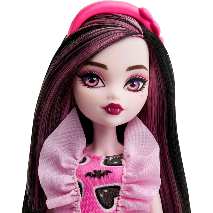 Лялька Monster High Дракулаура з більш ніж 10 гнучкими суглобами для дівчаток віком від 4 років