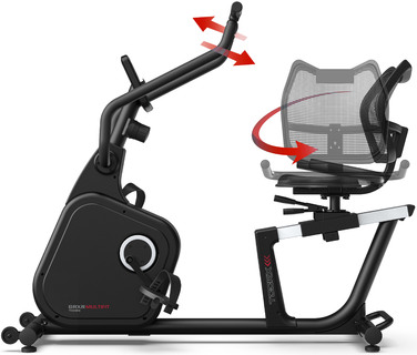 Горизонтальний велотренажер реабілітаційний Toorx Recumbent Bike BRXR Multifit (BRX-RMULTIFIT)