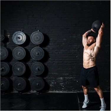 Тренувальний м&39яч Sport-Tec Slamball, обважнювач для силових тренувань 2 кг / Чорний