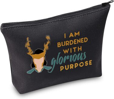 Косметичка TSOTMO, натхненна серіалом Я обтяжений славною метою, чорна, Purpose Black