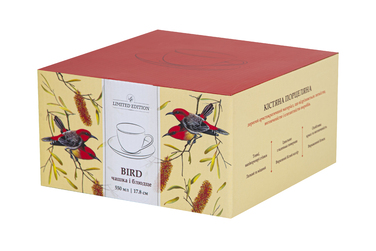 Чашка з блюдцем Limited Edition Bird, 2 предмети (6634556)