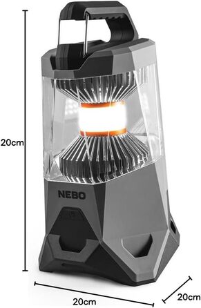 Ліхтар та кемпінговий ліхтар - Акумуляторний кемпінговий ліхтар та портативний зарядний пристрій з гнучким живленням - 360 COB LED освітлення - Кемпінгові аксесуари, 1000 Flex -