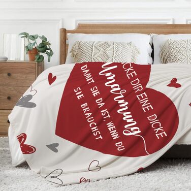 Подарунок для найкращої подруги, ковдра-обіймачка для дівчини, подарунок на день народження для дівчини, різдвяний подарунок для найкращої подруги, жінки, сестри, колеги 150*200 см