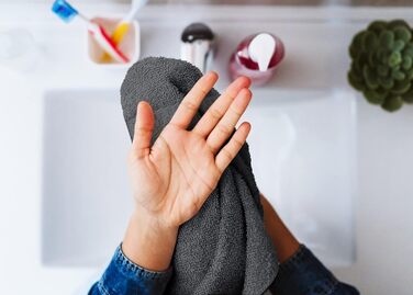 Рушники Utopia - упаковка з 12 мильних серветок з петельками для підвішування 30x30 см, виготовлені з 100 бавовняної м'якої та пог