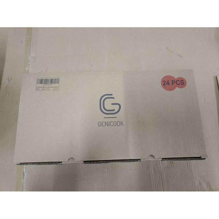 Набір скляних контейнерів для зберігання їжі GENICOOK Скляний контейнер/ланч-бокс/коробка для зберігання - не містить BPA та схвал