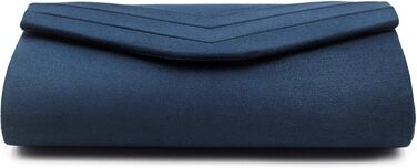 Клатч Milisente для жінок, замшевий клатч, для весілля, сумка на ланцюжку, сумка через плече, вечірня сумочка темно-синього кольору