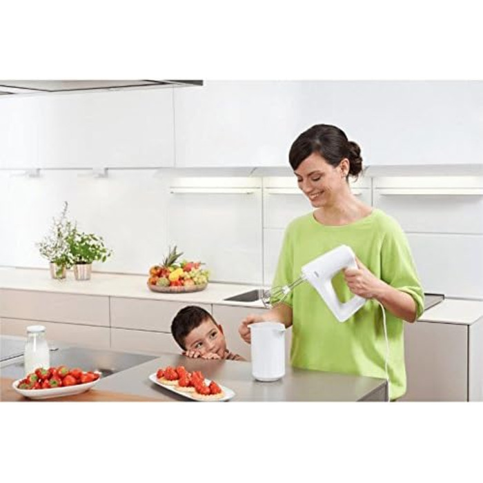 Ручний міксер Braun MultiMix 3 HM 3105 - ручний міксер з 5 швидкостями та функцією турбо, вкл. віночок, гак для тіста, ручний блен