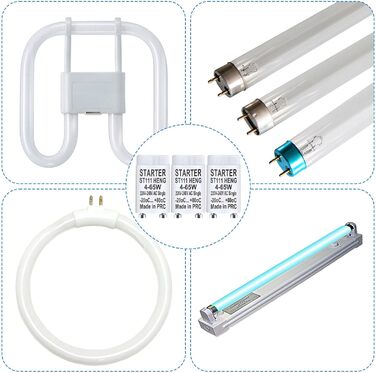 Стартер люмінесцентна лампа ST111 4-65W 220-240V люмінесцентна лампа стартер стартер довгий термін служби для люмінесцентних ламп люмінесцентне світло індивідуальне перемикання люмінесцентних ламп, 10 шт.