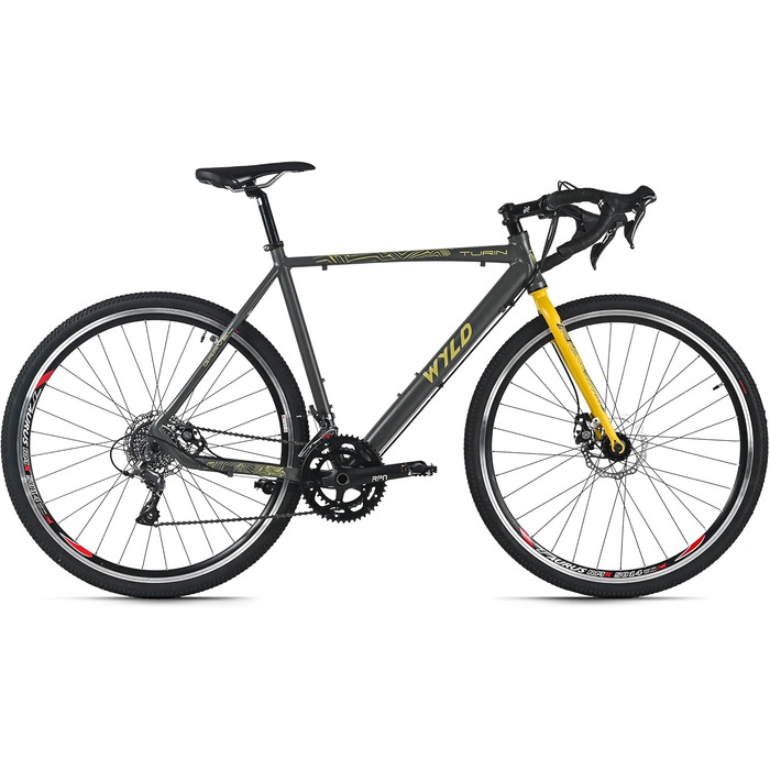 Гравільний велосипед WYLD 28 дюймів Turin Grey, 16 передач, розмір рами 56 см