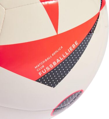 М'яч Adidas Football Love Club Euro 2024 М'яч IN9372, унісекс, білий, 3 EU