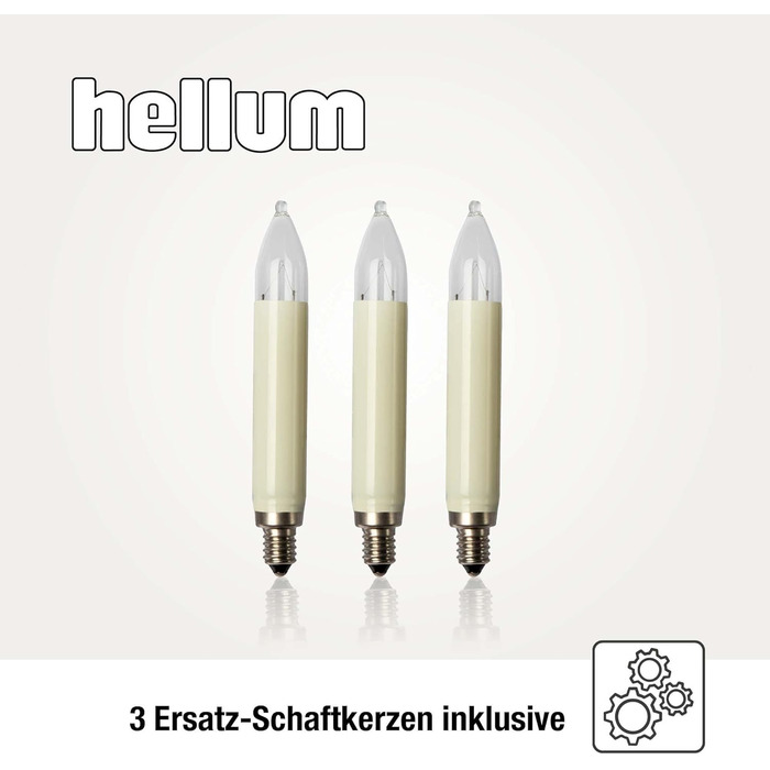 Свічник для ялинки 20 лампочок hellum