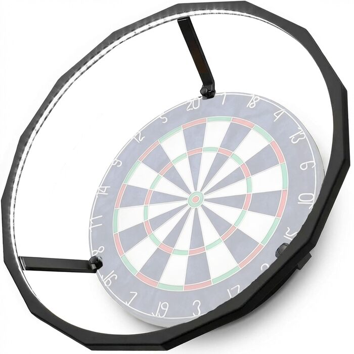 Підсвічування мішень для дартсу - світлодіодне освітлення на 360, система підсвічування мішень для дартсу, підходить для 18-дюймових мішень для дартсу