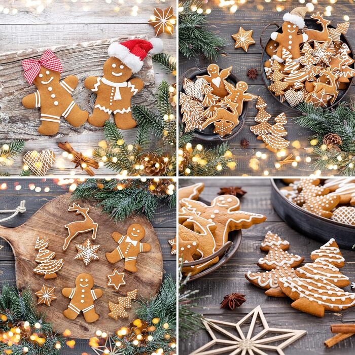 Набір із 6 різдвяних формочок для печива BELSVOR