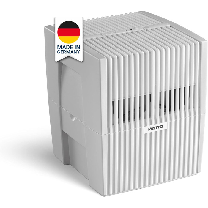 Зволожувач повітря Venta LW15, дуже тихий 22 дБ(А), енергоефективний 3 Вт, гігієнічне холодне випаровування без фільтра, резервуар