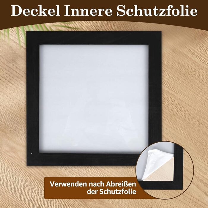 Чайна коробка, коробка для чайних пакетиків з 9 відділеннями, дерев&39яна ємність для чаю, елегантна коробка для зберігання чаю, бляшанка з прозорою кришкою-віконцем для зберігання чаю з захистом від аромату (чорна)