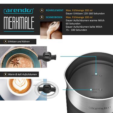 Піноутворювач молока електричний - автоматичний - Піноутворювач молока - Нова модель Strix Controller - 2 кнопки для гарячого та х