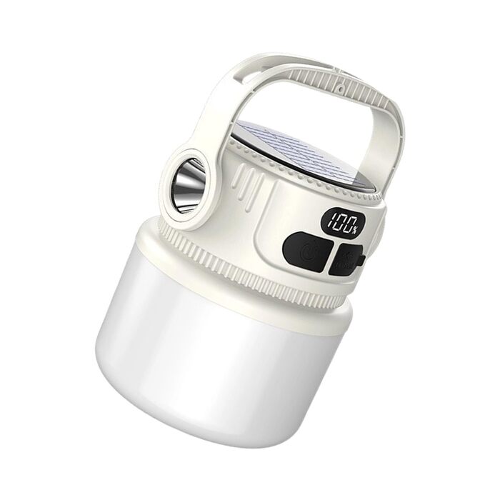 Портативний нічник з гачком для кемпінгу з USB-акумулятором для кемпінгу, сонячної батареї, світлодіодного освітлення для кемпінгу, легкого використання