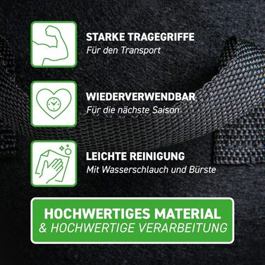 Мішки для рослин GardenMate з нетканого матеріалу об&39ємом 5 x 60 л, Ø45,5 см, висота 40 см - Blackline 5 x 60 літрів (D45,5xH40 см) Blackline