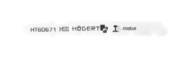 Полотно для електролобзика по металу, чистий рез, (уп/5 шт) HOEGERT 76 (HT6D671)