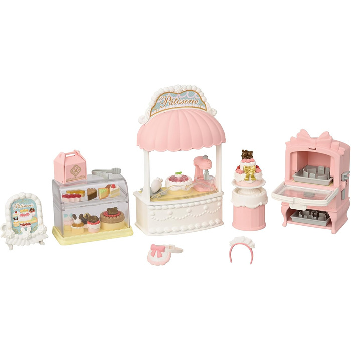 Набір Sylvanian Families 5807 Кондитерська для стартового будинку доповнення з функціональною духовкою та аксесуарами, іграшка для дітей від 3 років