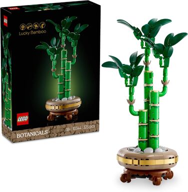 Конструктор LEGO Botanicals Lucky Bamboo 10344, 325 деталей, штучний бамбук