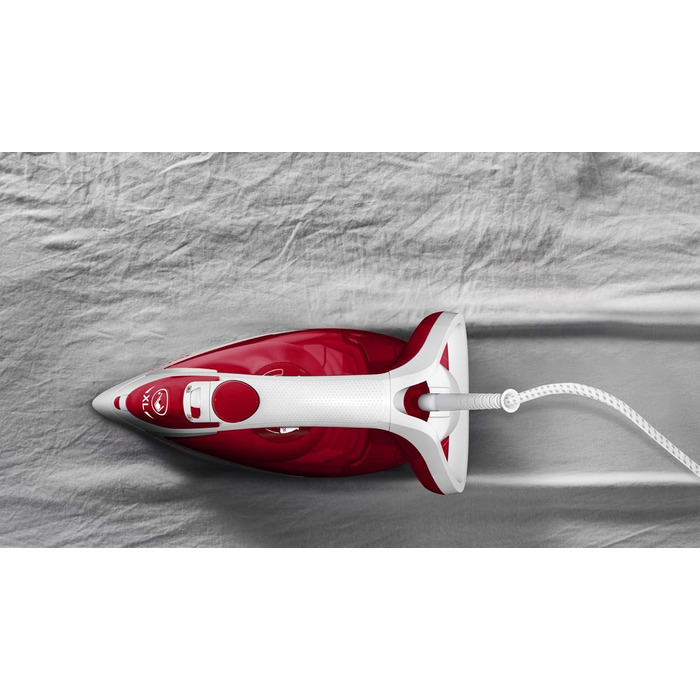 Праска 2500 Вт безперервна подача пари 45 г/хв. з функцією подачі пари об'єм резервуара для води 270 мл білий/червоний, 5717 Easyg