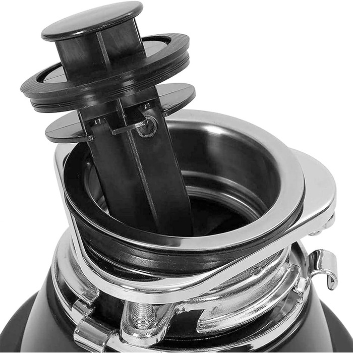 Диспоузер MytaYt MytaYtWaste з бездротовим перемикачем, подрібнювач сміття на 1000 мл безперервної подачі, побутова кухонна утилізація з бризкозахищеним покриттям/функцією захисту від перевантаження