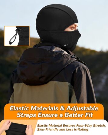 Лижна маска-балаклава з Bluetooth-навушниками, спорядження для холодної погоди для катання на лижах, сноуборді та мотоциклі, унікальні технічні подарунки для чоловіків та жінок