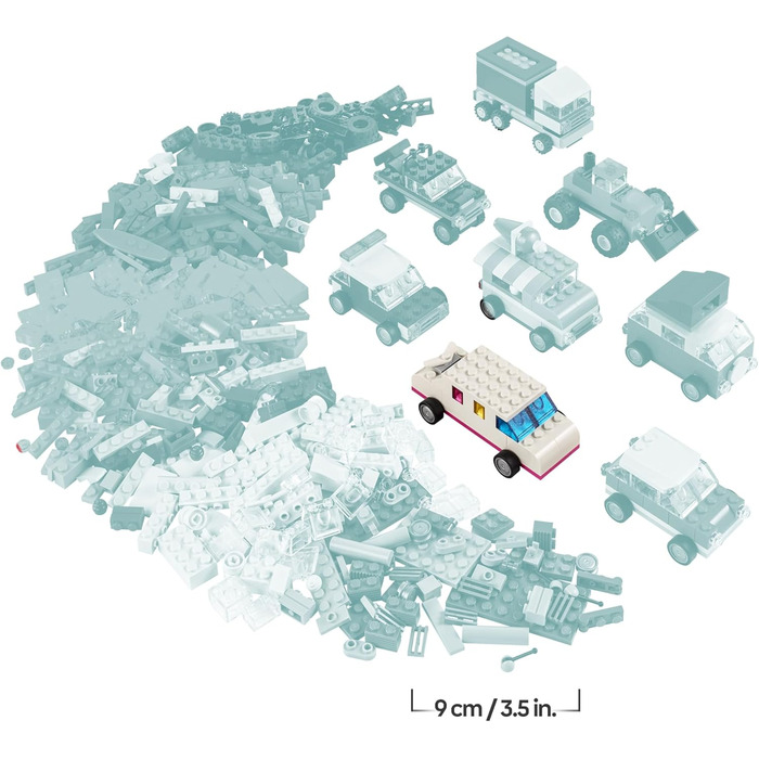 Конструктор LEGO Classic Creative Vehicles 11036, 900 деталей, багатоколірний