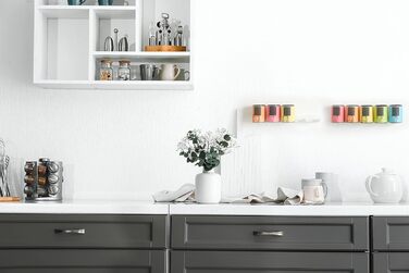 Плаваюча підставка для спецій Just Spices, не потребує свердління - Плаваюча з ефектом плавання, комплект з 2 шт.