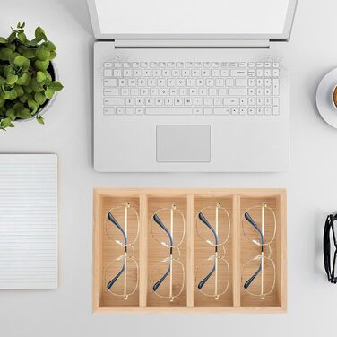 Дерев&39яна підставка для окулярів, лоток для зберігання, креативний футляр для окулярів з міцної деревини для сонцезахисних окулярів та окулярів за рецептом, презентаційний лоток для дому та оптики