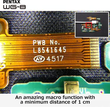 Чорна всепогодна пригодницька камера з чудовими водонепроникними, пило- та ударостійкими характеристиками, універсальним кільцевим освітленням для макрозйомки та функцією веб-камери, 8