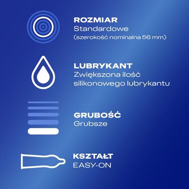 Презервативи Durex Classic Extra Safe, посилена товщина, з мастилом, 24 шт