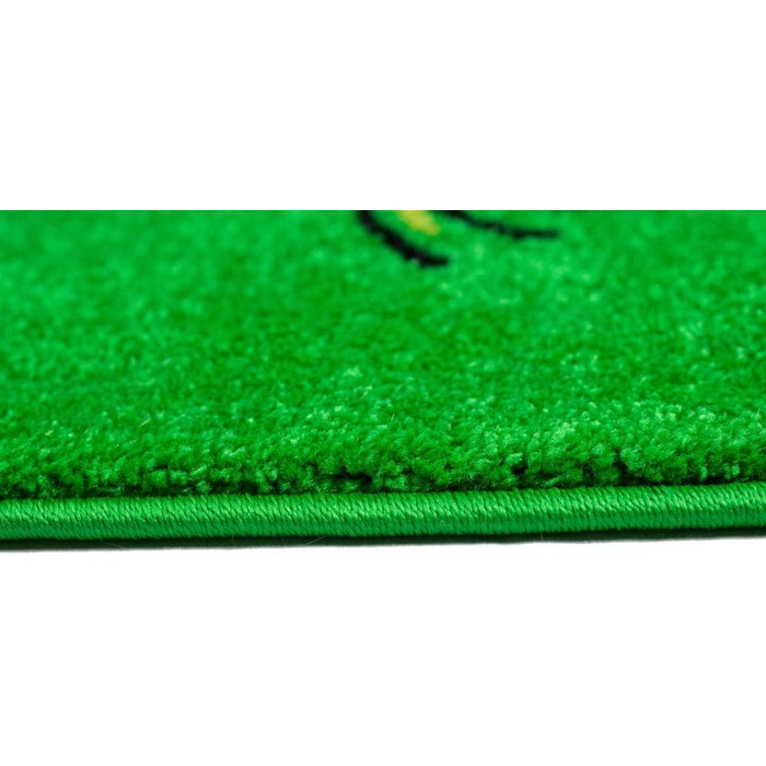 Дитячий килим динозаври дитяча кімната килим динозаври зелений розмір 200 х 290 см