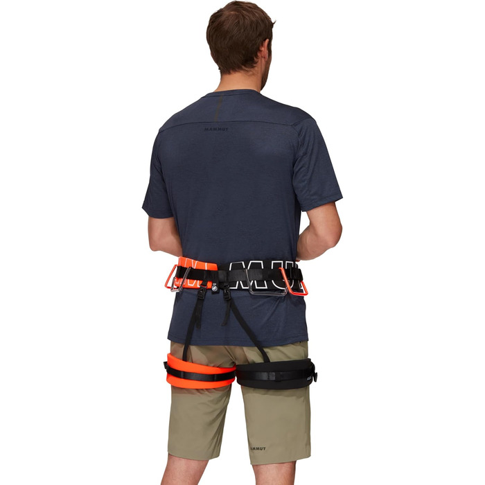 Ремінь Mammut 4 Slide Harness Klettergurt XS-M яскраво-помаранчевий-чорний