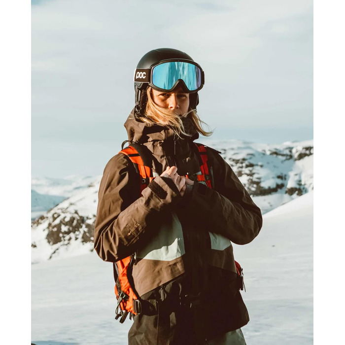 Адаптований, легкий шолом для лиж та сноуборду, що підходить для різноманітних умов катання, чорний урановий колір, ML (55-58 см)