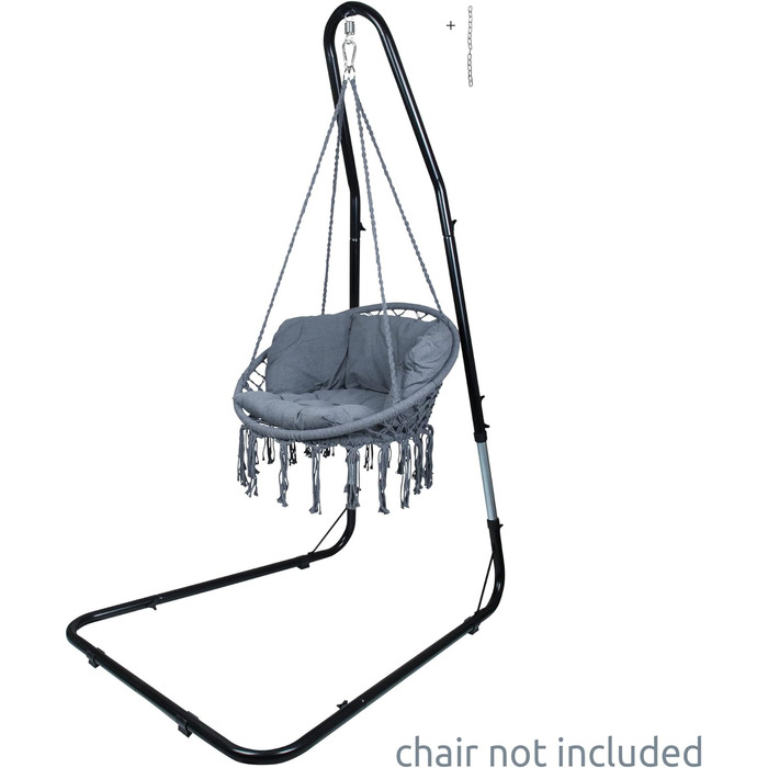 Рама підвісного крісла GEAR до 240 кг, рама протестована TV, підставка для підвісного крісла підвісне сидіння підвісне крісло 196-