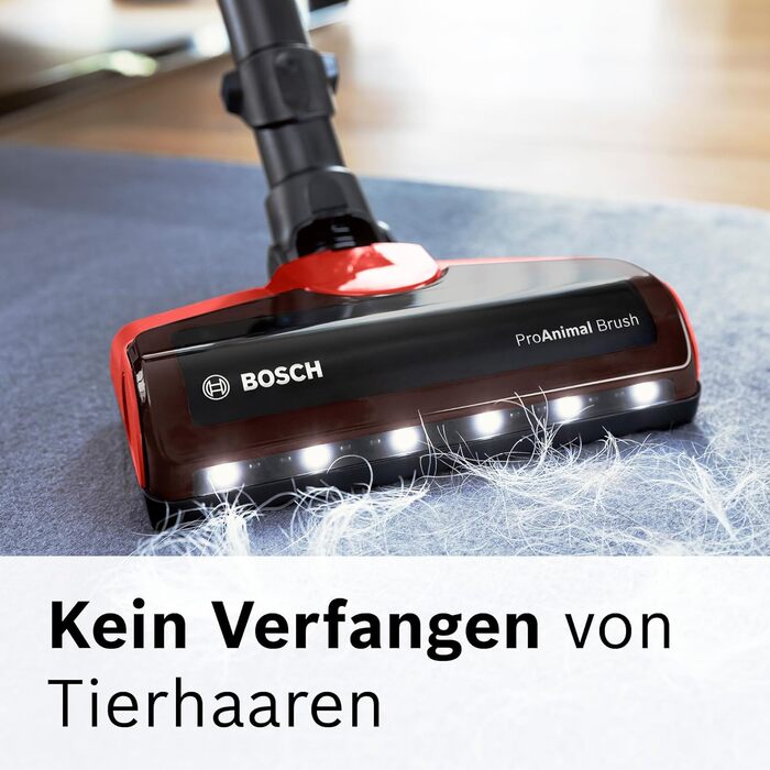 Акумуляторний пилосос Bosch Unlimited 7 ProAnimal BKS711PET, акумуляторний пилосос для прибирання шерсті домашніх тварин, без мішк