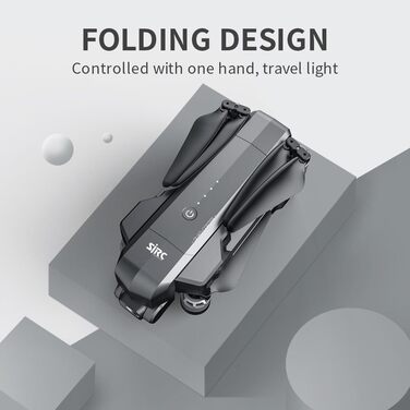 Дрон Teeggi SJRC F11S 4K PRO з камерою 4K HD для дорослих, відстань керування 6 км, 2-осьовий підвіс, 30 хвилин польоту, дрон без