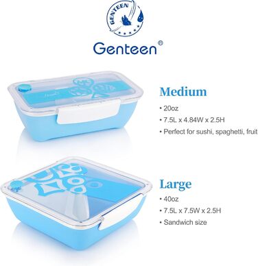 Контейнер для сендвічів Genteen, зелений